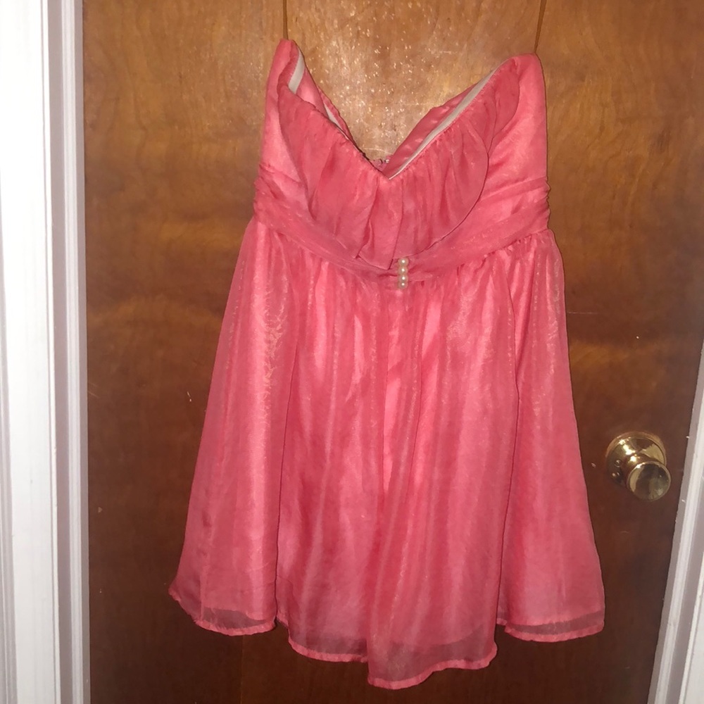 Beautiful coral dress